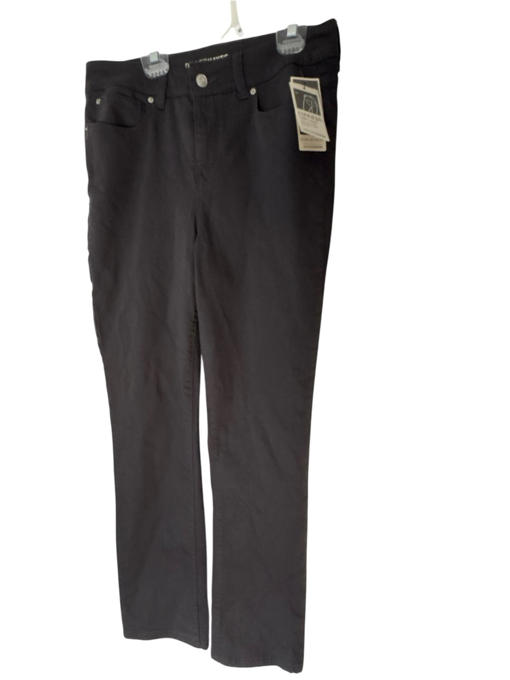 Denver Hayes High Rise Straight-Leg. Dark grey. Size 10x30.